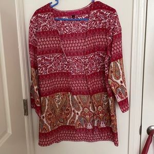 Boohoo Redish Pink Kimono